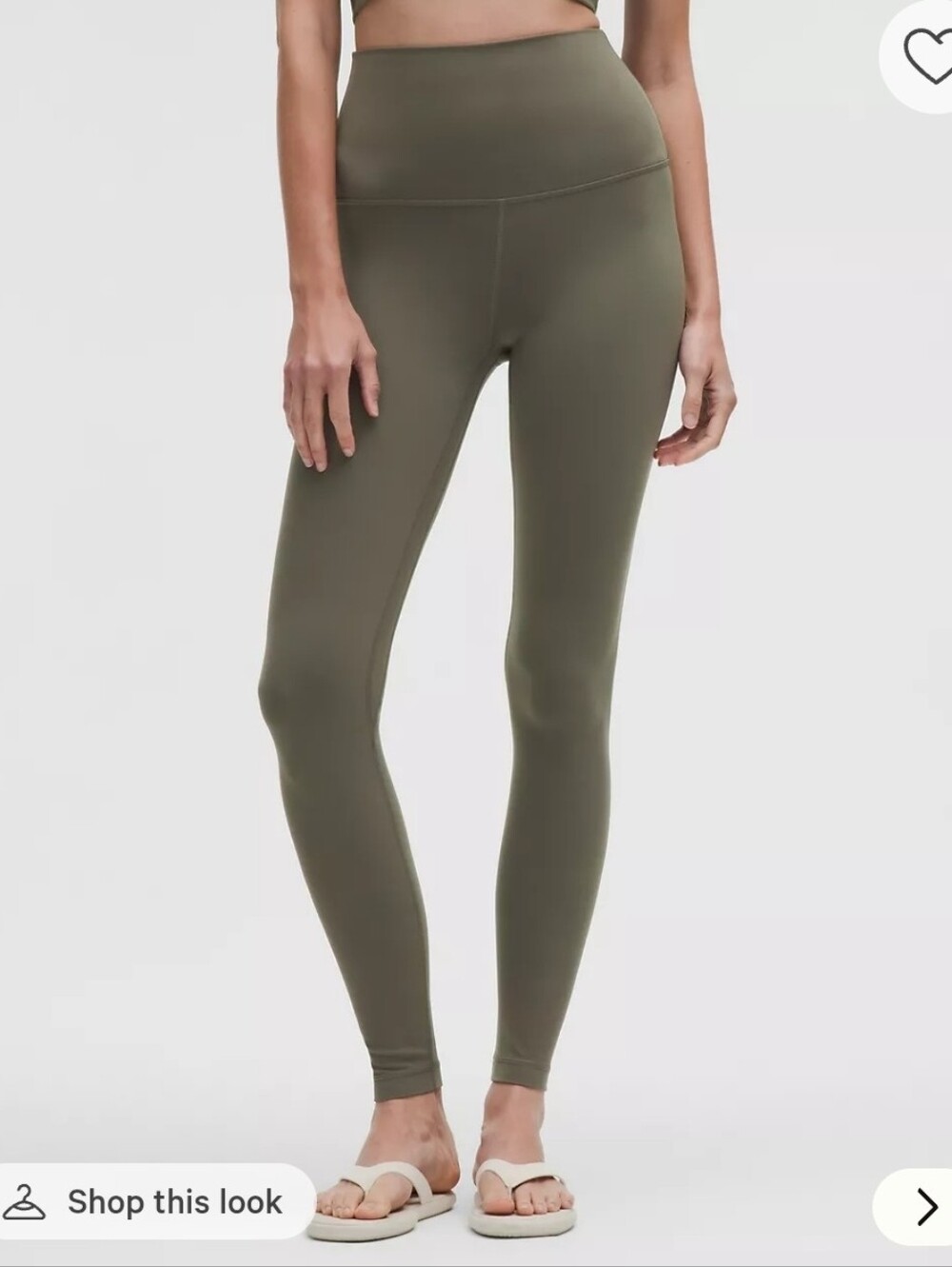 Lululemon Align Super High-Waist Olive Green Women's Leggings